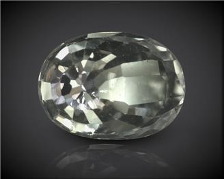 White Zircon Natural Certified 3.37 carats (DIN 90206 )